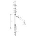 Hansgrohe Waschtischmischer 200 Axor Uno Zerogriff ohne Ablaufgarnitur chrom