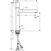 Hansgrohe Waschtischmischer 200 Axor Uno Zerogriff ohne Ablaufgarnitur chrom