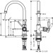 Hansgrohe Waschtischmischer 210 Axor Montreux chrom