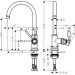 Hansgrohe Waschtischmischer 210 Axor Montreux ohne Ablaufgarnitur chrom