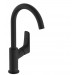 Hansgrohe Waschtischmischer 210 Logis Matt Black mit Schwenkauslauf