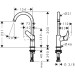 Hansgrohe Waschtischmischer 210 Logis Schwenkauslauf ohne Ablaufgarnitur Matt Black