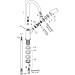 Hansgrohe Waschtischmischer 210 Logis Schwenkauslauf ohne Ablaufgarnitur Matt Black