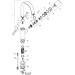 HG Waschtischmischer 210 Vivenis mit Schwenkauslauf ohne Ablaufgarn.MW