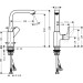 Hansgrohe Waschtischmischer 230 Metris Schwenkauslauf chrom push-open