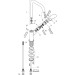 Hansgrohe Waschtischmischer 240 Focus chrom ohne Ablaufgarnitur