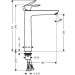 Hansgrohe Waschtischmischer 240 Talis E chrom ohne Ablaufgarnitur