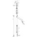 Hansgrohe Waschtischmischer 240 Talis E Polished Gold Optic ohne Ablaufgarnitur