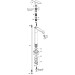 Hansgrohe Waschtischmischer 250 Axor Citterio E Highriser ohne Zugstange Hebelgr.chrom
