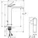 Hansgrohe Waschtischmischer 250 CoolSt. Vivenis mit Zugstangen-Ablaufgarn.Highriser MSW