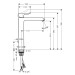 Hansgrohe Waschtischmischer 260 Metris Highriser chrom