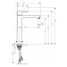 Hansgrohe Waschtischmischer 260 Metris Highriser ohne Ablaufgarnitur chrom