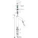 Hansgrohe Waschtischmischer 260 Metris Highriser ohne Ablaufgarnitur chrom