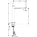 Hansgrohe Waschtischmischer 260 Metropol Select chrom mit Push-Open Ablaufgarnitur