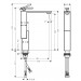 Hansgrohe Waschtischmischer 280 Axor Edge Diamantschliff chrom
