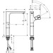 Hansgrohe Waschtischmischer 280 Axor Urquiola chrom für Waschschüssel ohne Halter