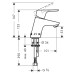 HG Waschtischmischer 70 Focus LowFlow chrom ohne Ablaufgarnitur