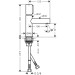 Hansgrohe Waschtischmischer 80 Axor Uno Select ohne Ablaufgarnitur BN