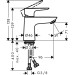 Hansgrohe Waschtischmischer 80 Talis E chrom ohne Ablaufgarnitur