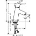 Hansgrohe Waschtischmischer 80 Talis S chrom ohne Ablaufgarnitur