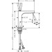 HG Waschtischmischer Axor Citterio 180mm ohne Ablaufgarnitur chrom