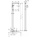 Hansgrohe Waschtischmischer Axor Edge zur Bodenmontage Diamantschliff chrom
