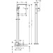 Hansgrohe Waschtischmischer Axor Edge zur Bodenmontage Diamantschliff chrom