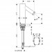 Hansgrohe Waschtischmischer Axor Starck Elektr. Batteriebetr.chrom o.Temperaturmischung
