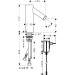 Hansgrohe Waschtischmischer Axor Starck Elektr. Netzbetrieb chrom o.Mischerhebel
