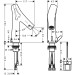 Hansgrohe Waschtischmischer Axor Starck Organic Elektronik Batteriebetrieb chrom