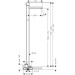 Hansgrohe Waschtischmischer Axor Uno Fertigset zur Bodenmontage Zerogriff BN
