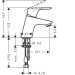 Hansgrohe Waschtischmischer Focus 70 chrom mit Push-Open Ablaufgarnitur