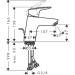 HG Waschtischmischer Logis 70 CoolStart chrom