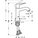 Hansgrohe Waschtischmischer Metris Classic ohne Ablaufgarnitur chrom