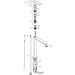 Hansgrohe Waschtischmischer Rebris E 240 CoolStart m.Zugstange chrom