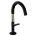 Hansgrohe Waschtischmischer Select 170 Axor One mit Push-Open, Ablaufgarnitur, mattschwarz