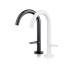 Hansgrohe Waschtischmischer Select 170 Axor One mit Push-Open, Ablaufgarnitur, mattschwarz
