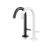 Hansgrohe Waschtischmischer Select 170 Axor One mit Push-Open, Ablaufgarnitur, mattschwarz
