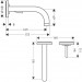 Hansgrohe Waschtischmischer Unterputz Axor Uno BN mit Auslauf 160mm