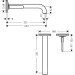 Hansgrohe Waschtischmischer UP Axor Citterio E F-Set chrom kurzer Auslauf