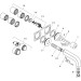 Hansgrohe Waschtischmischer UP AXOR Citterio F-Set langer Auslauf mit Platte chrom