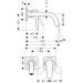 Hansgrohe Waschtischmischer UP AXOR Citterio M F-Set chrom kurzer Auslauf ohne Platte