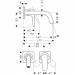 Hansgrohe Waschtischmischer UP AXOR Citterio M F-Set chrom kurzer Auslauf ohne Platte
