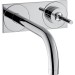 Hansgrohe Waschtischmischer UP Axor Uno chrom mit Auslauf 160mm u.Platte