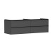 Hansgrohe Waschtischunterschrank Xelu Q DGM 1180x540mm m.4SK f.Kons.m.AWT Matt Black
