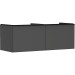 Hansgrohe Waschtischunterschrank Xelu Q DGM 1360x540mm m.2SK f.Kons.m.AWT ge Matt Black