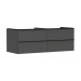 Hansgrohe Waschtischunterschrank Xelu Q DGM 1360x550mm m.4SK f.Kons.m.AWT Matt Black