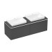 Hansgrohe Waschtischunterschrank Xelu Q DGM 1560x540mm m.2SK f.Kons.m.AWT ge Matt White