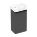 Hansgrohe Waschtischunterschrank Xelu Q DGM 340x245mm f.HWB,Türanschlag.re. Matt Black