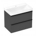 Hansgrohe Waschtischunterschrank Xelu Q DGM 780x475mm mit 2 SK für WT Matt Black